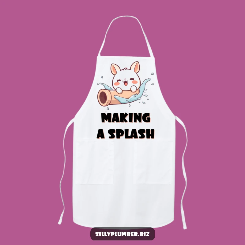 Funny Animal Splashing in Pipe Apron: Cook Up Some Laughs in Style
