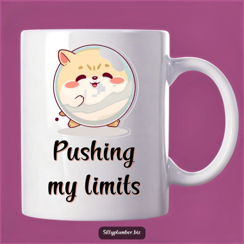 Funny Determined Animal Giant Marble Mug: A Hilarious Gift for Go-Getters