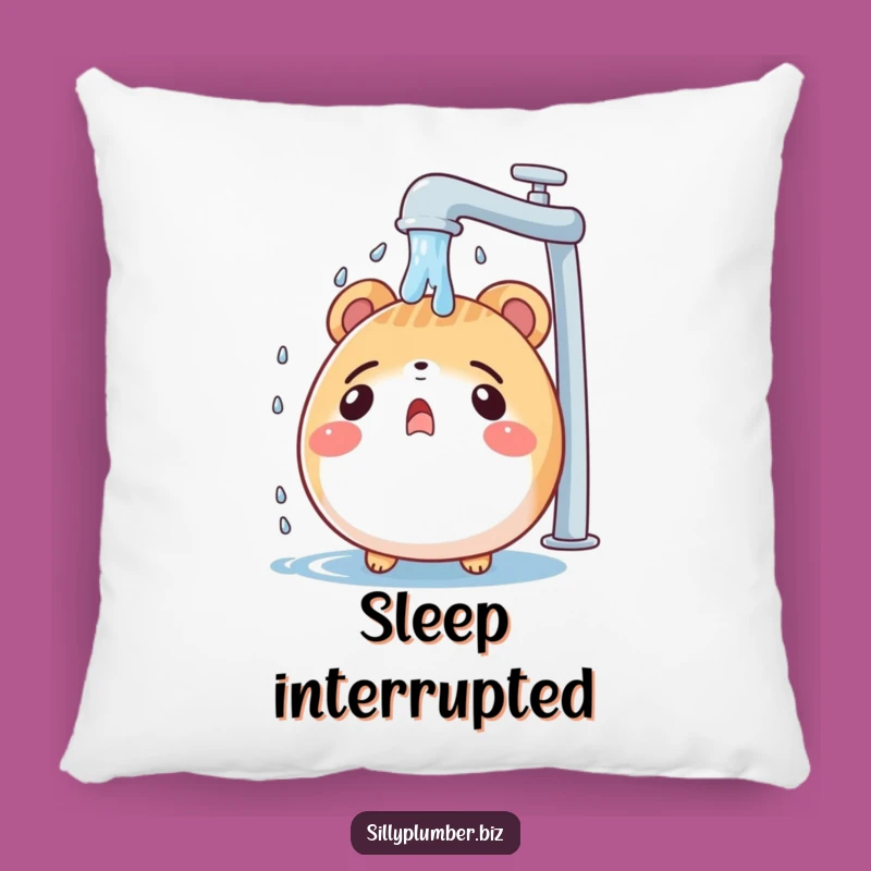 Funny Surprised Animal Leaky Faucet Pillow: Comfy and Hilarious Decor
