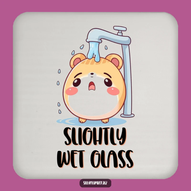 Funny Leaky Faucet Animal Coaster: Protect Surfaces with Surprise Humor