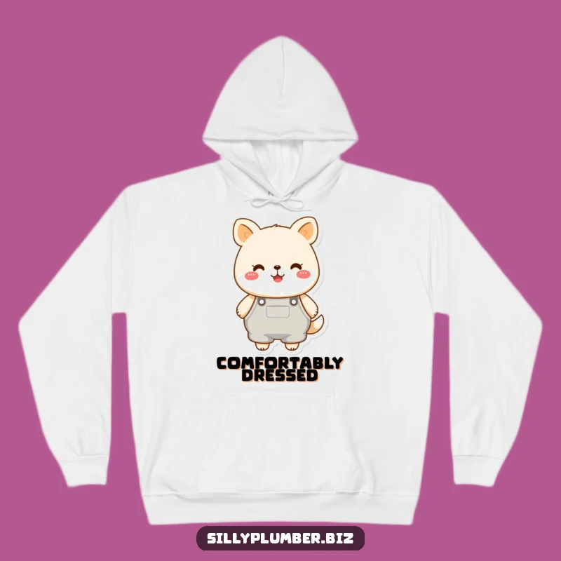 Cozy Funny Animal Overalls Hoodie: Comfort Meets Cute