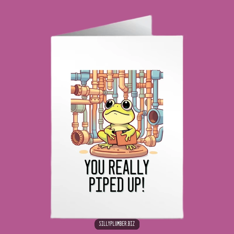 Funny Frog Congrats Card: Free Printable Handy Frog for Well Done Triumphs