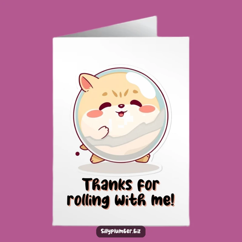Free Printable Thank You Card: Marble Pusher's Gratitude, Humorous DIY Download