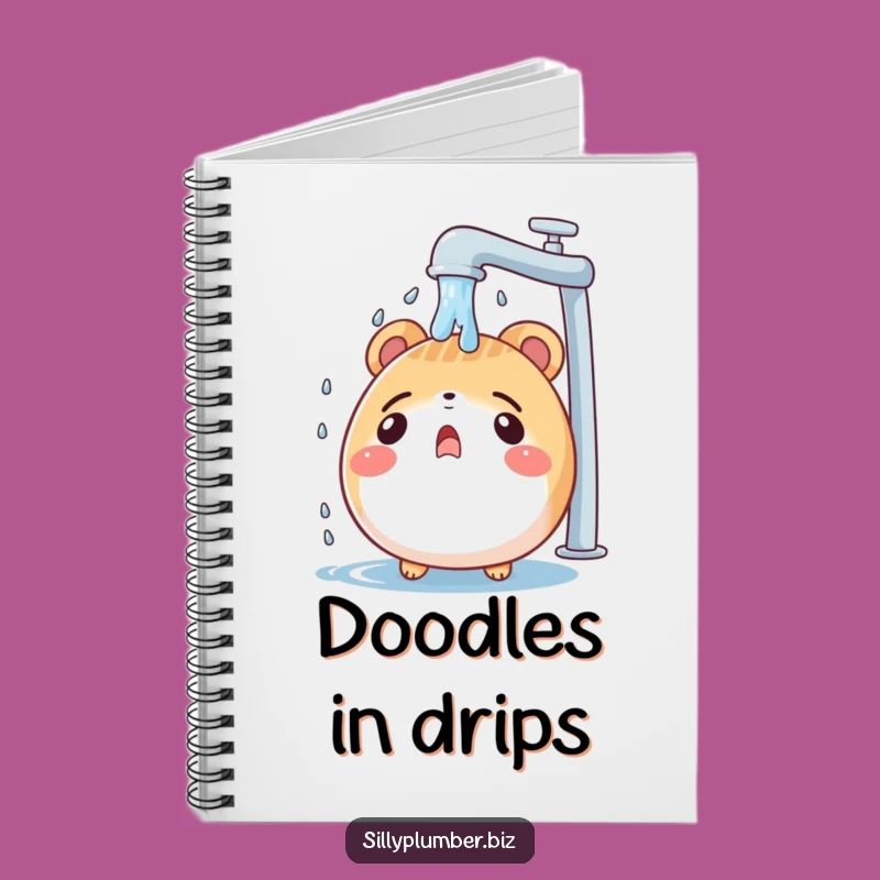 Funny Surprised Animal Leaky Faucet Notebook: Jot Down Your Surprises