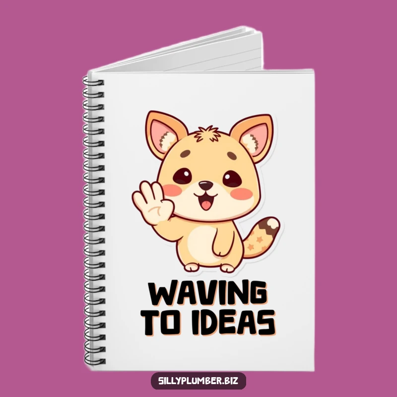 Happy Funny Animal Wave Notebook: Cheerful Journal, Creative Gift