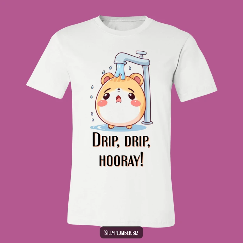 Funny Surprised Animal Leaky Faucet T-Shirt: Wear Your Shock with Pride